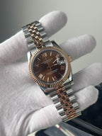 Seiko Mod - Datejust Two Tone Rose Gold Perpetual | Travel Case | NH35 Automatic | 40mm Sapphire