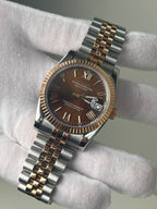 Seiko Mod - Datejust Two Tone Rose Gold Perpetual | Travel Case | NH35 Automatic | 40mm Sapphire