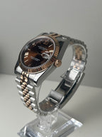 Seiko Mod - Datejust Two Tone Rose Gold Perpetual | Travel Case | NH35 Automatic | 40mm Sapphire