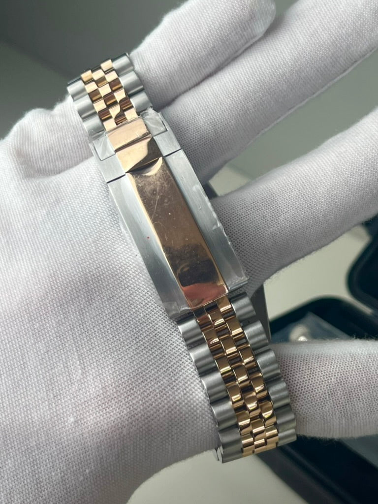 Seiko Mod - Datejust Two Tone Rose Gold Perpetual | Travel Case | NH35 Automatic | 40mm Sapphire