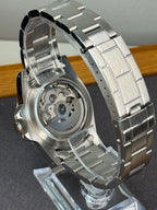 Seiko Mod Black Vintage Sub Diver | Oyster • 40mm Sapphire• NH35 Automatic