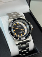 Seiko Mod Black Vintage Sub Diver | Oyster • 40mm Sapphire• NH35 Automatic