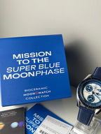 Omega X Swatch 'Super Blue MoonPhase' VK63 Metal Case Custom Mod