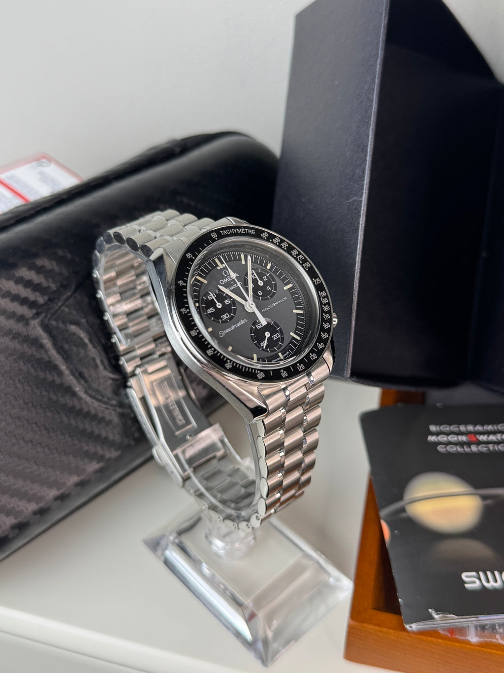 Omega X Swatch 'Mercury" Moonswatch WD Metal Case