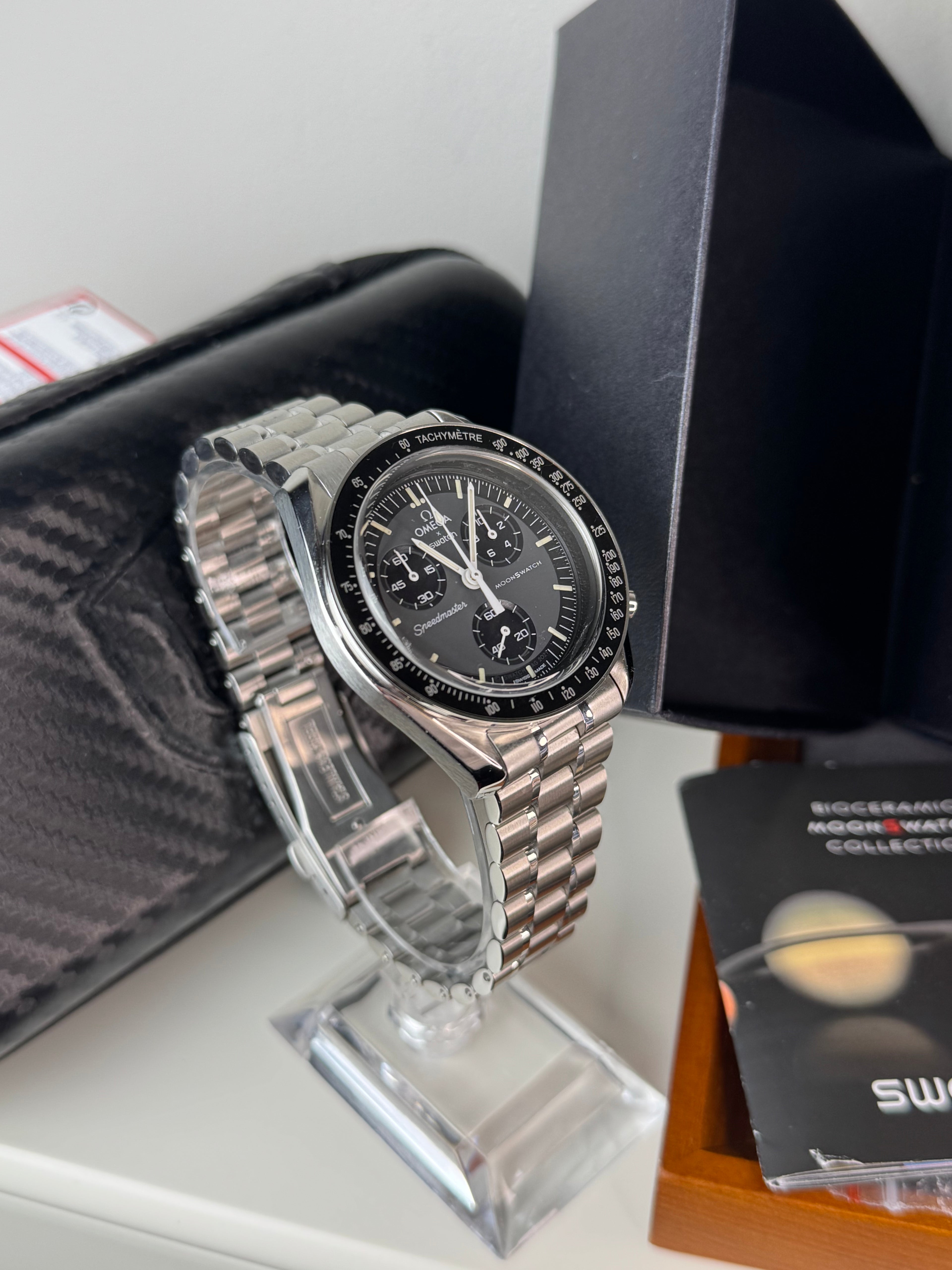 Omega X Swatch 'Mercury" Moonswatch WD Metal Case