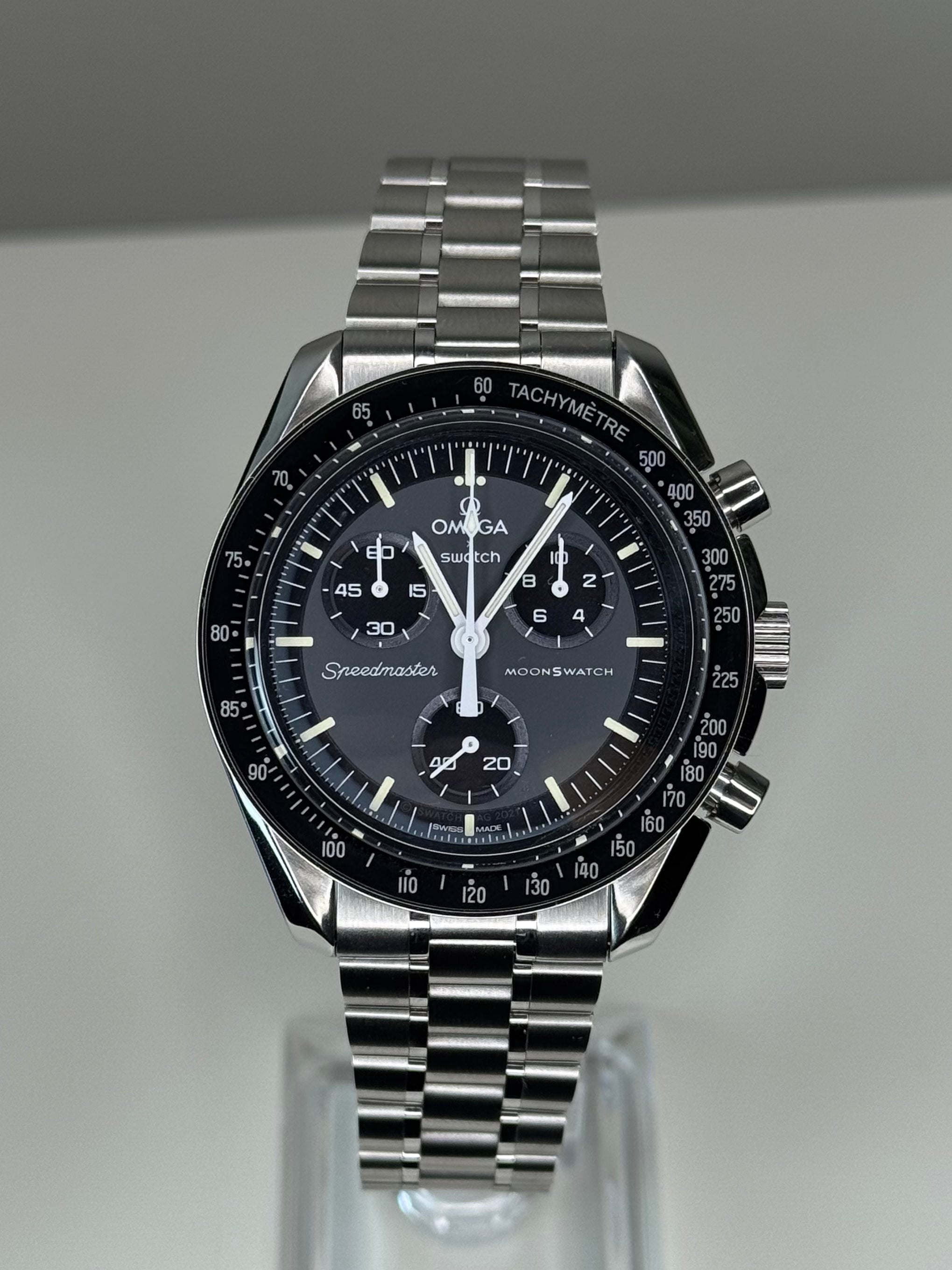 Omega X Swatch 'Mercury" Moonswatch WD Metal Case