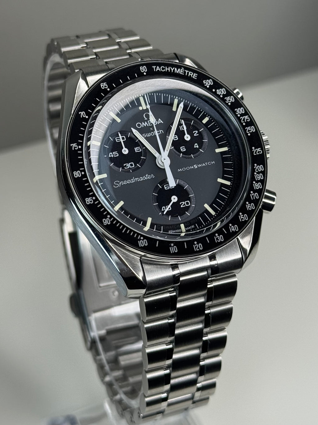 Omega X Swatch 'Mercury" Moonswatch WD Metal Case