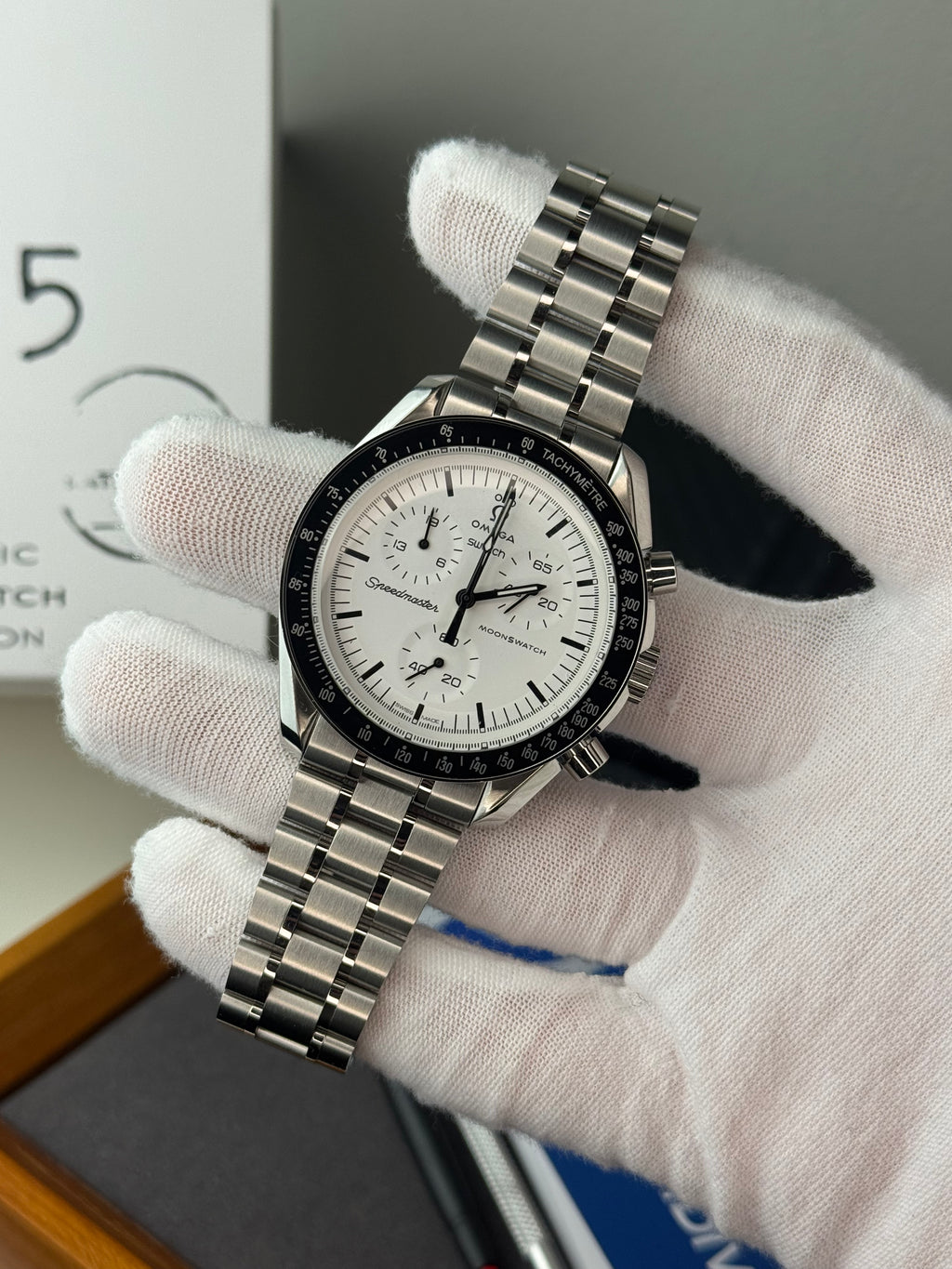 Omega X Swatch 1965’ Moonswatch WD Metal Case