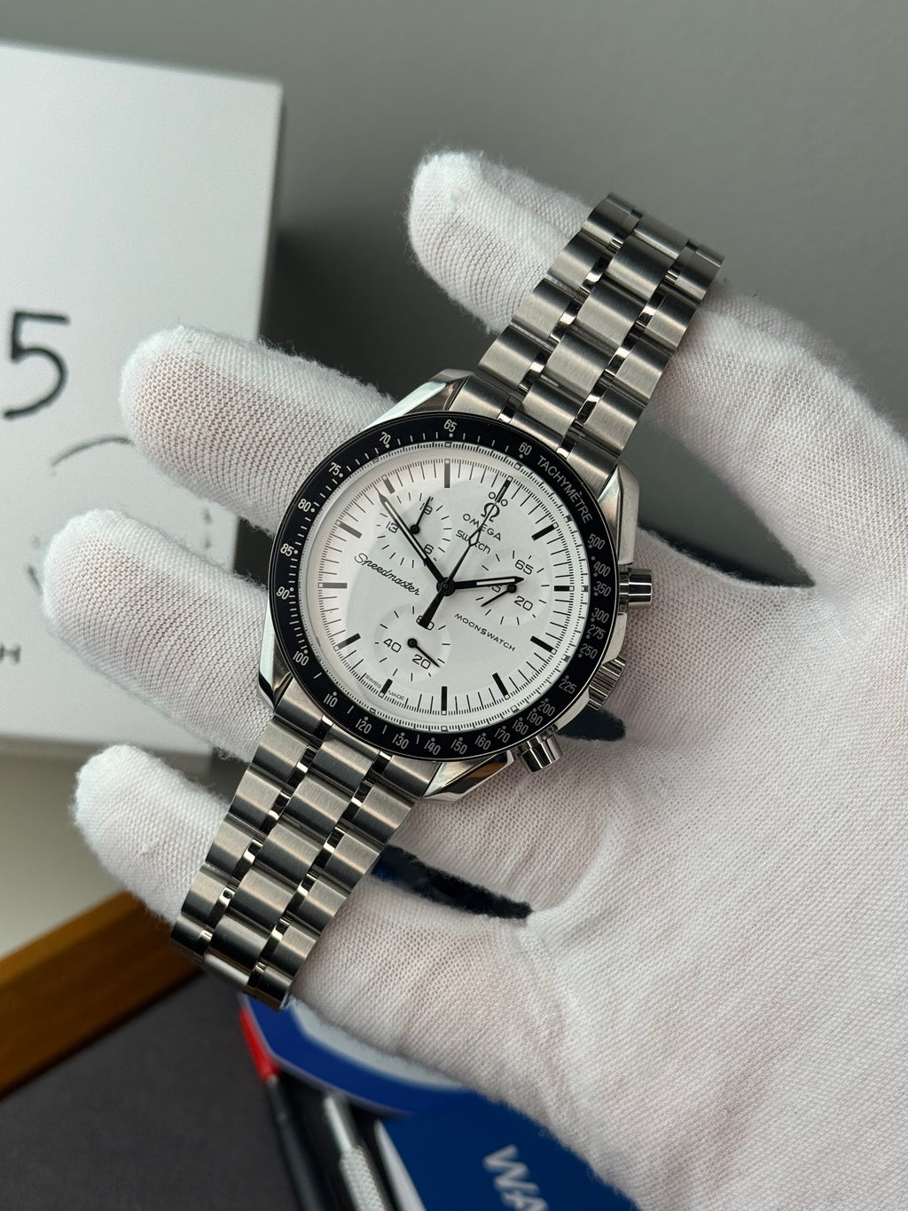 Omega X Swatch 1965’ Moonswatch WD Metal Case