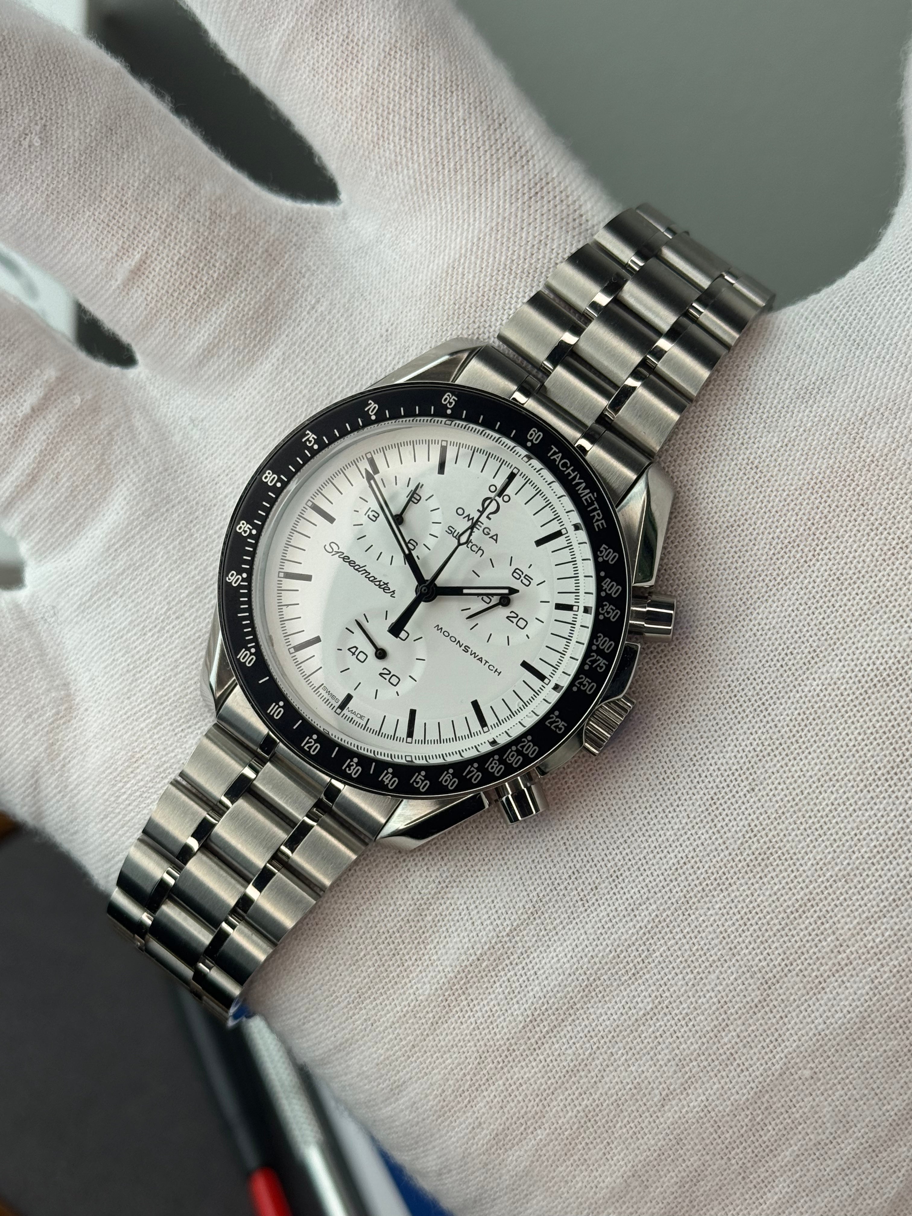 Omega X Swatch 1965’ Moonswatch WD Metal Case