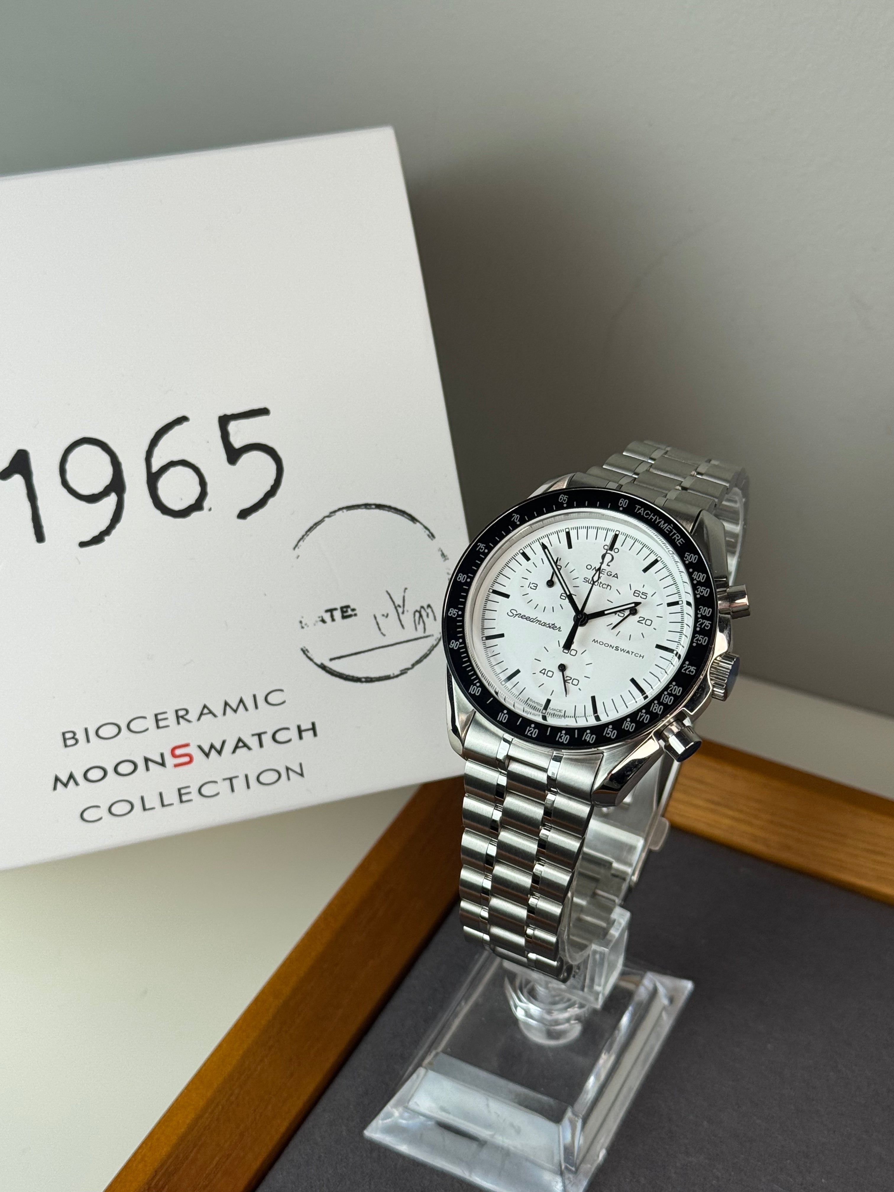 Omega X Swatch 1965’ Moonswatch WD Metal Case