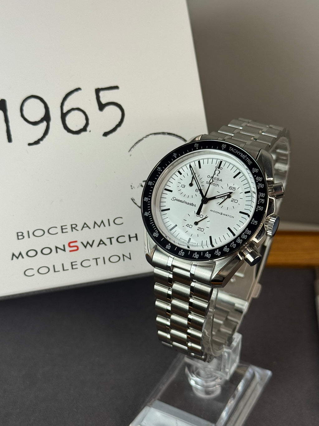 Omega X Swatch 1965’ Moonswatch WD Metal Case