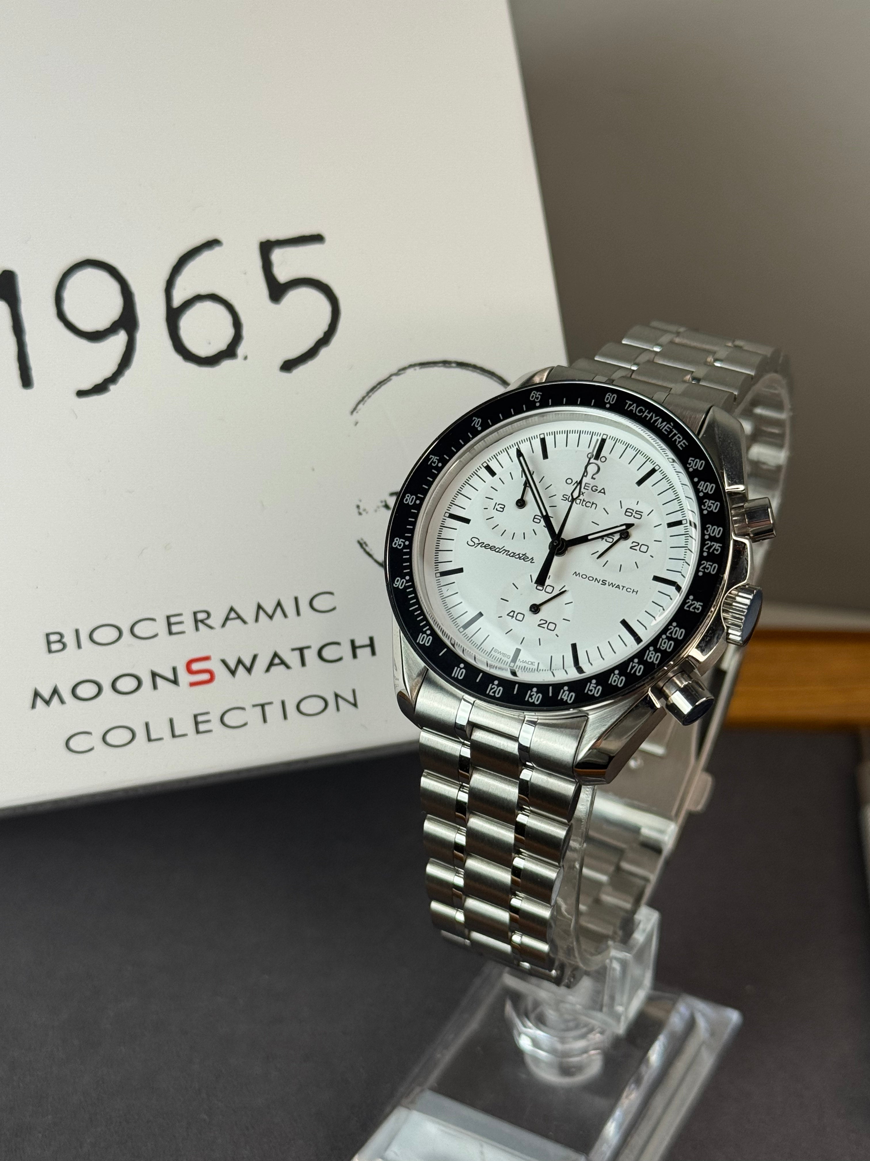 Omega X Swatch 1965’ Moonswatch WD Metal Case