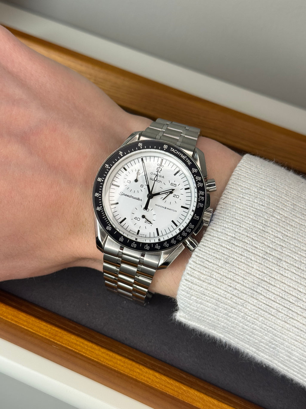 Omega X Swatch 1965’ Moonswatch WD Metal Case