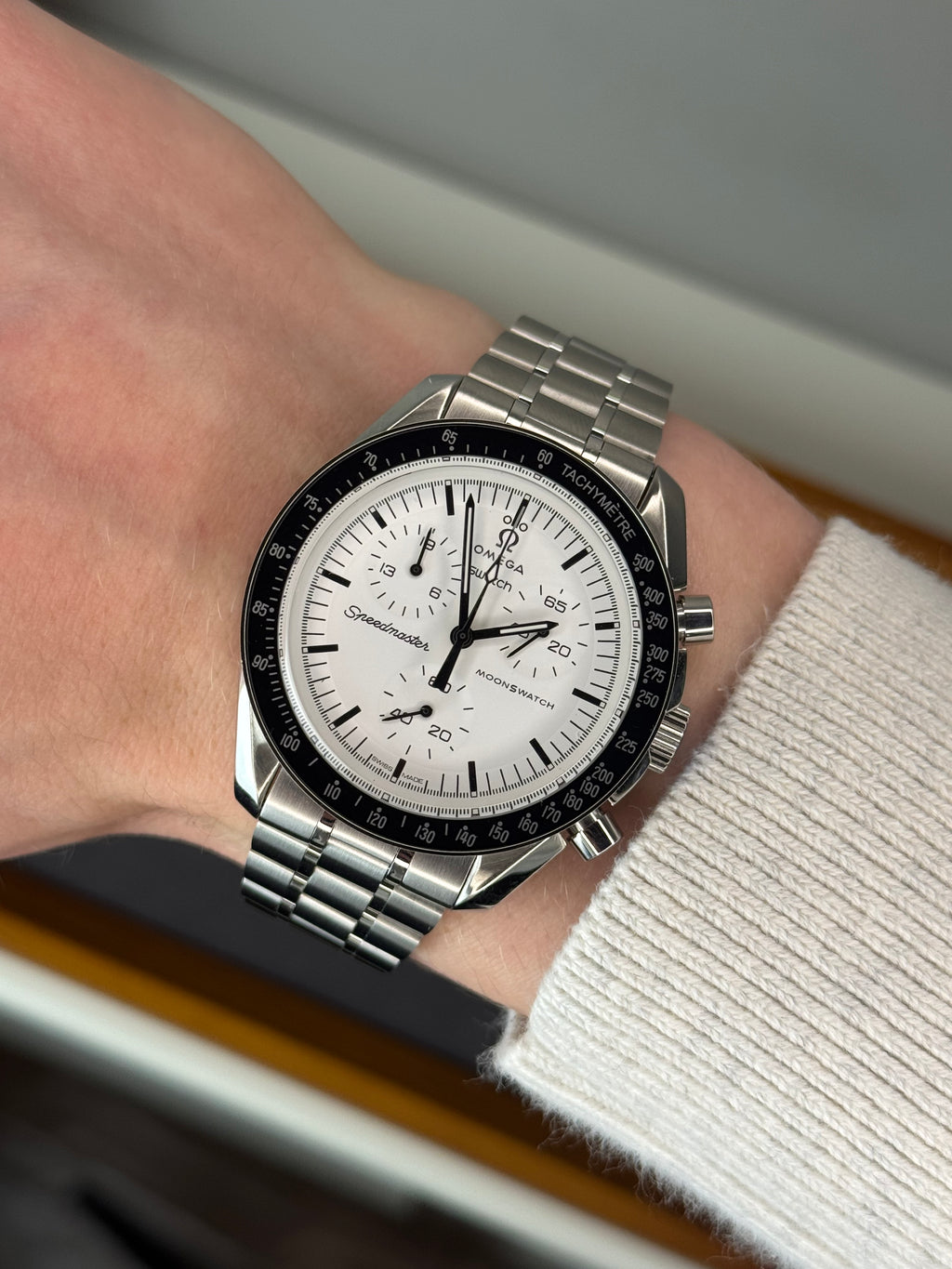 Omega X Swatch 1965’ Moonswatch WD Metal Case