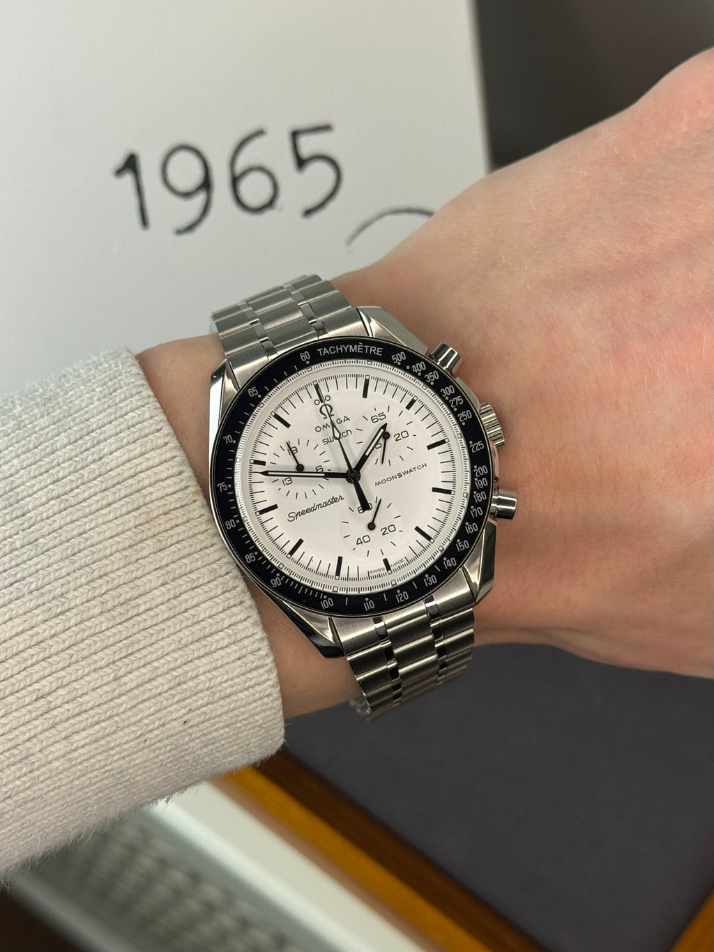 Omega X Swatch 1965’ Moonswatch WD Metal Case