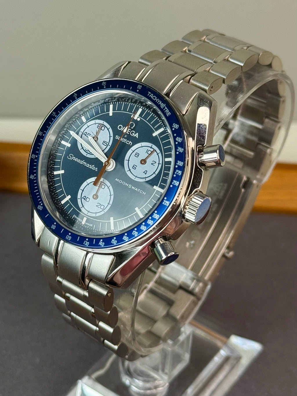 Omega X Swatch 'Earth' Moonswatch VK63 Metal Case