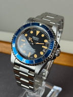 Seiko Mod Watch Vintage Sub Diver | Oyster • 40mm Sapphire• NH35 Automatic