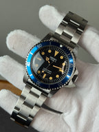 Seiko Mod Watch Vintage Sub Diver | Oyster • 40mm Sapphire• NH35 Automatic