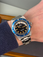 Seiko Mod Watch Vintage Sub Diver | Oyster • 40mm Sapphire• NH35 Automatic