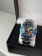 Seiko Mod Watch Vintage Sub Diver | Oyster • 40mm Sapphire• NH35 Automatic