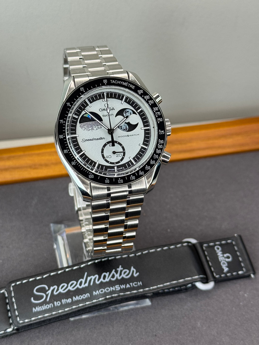 Omega X Swatch 'EarthPhase’ Moonswatch WD Metal Case