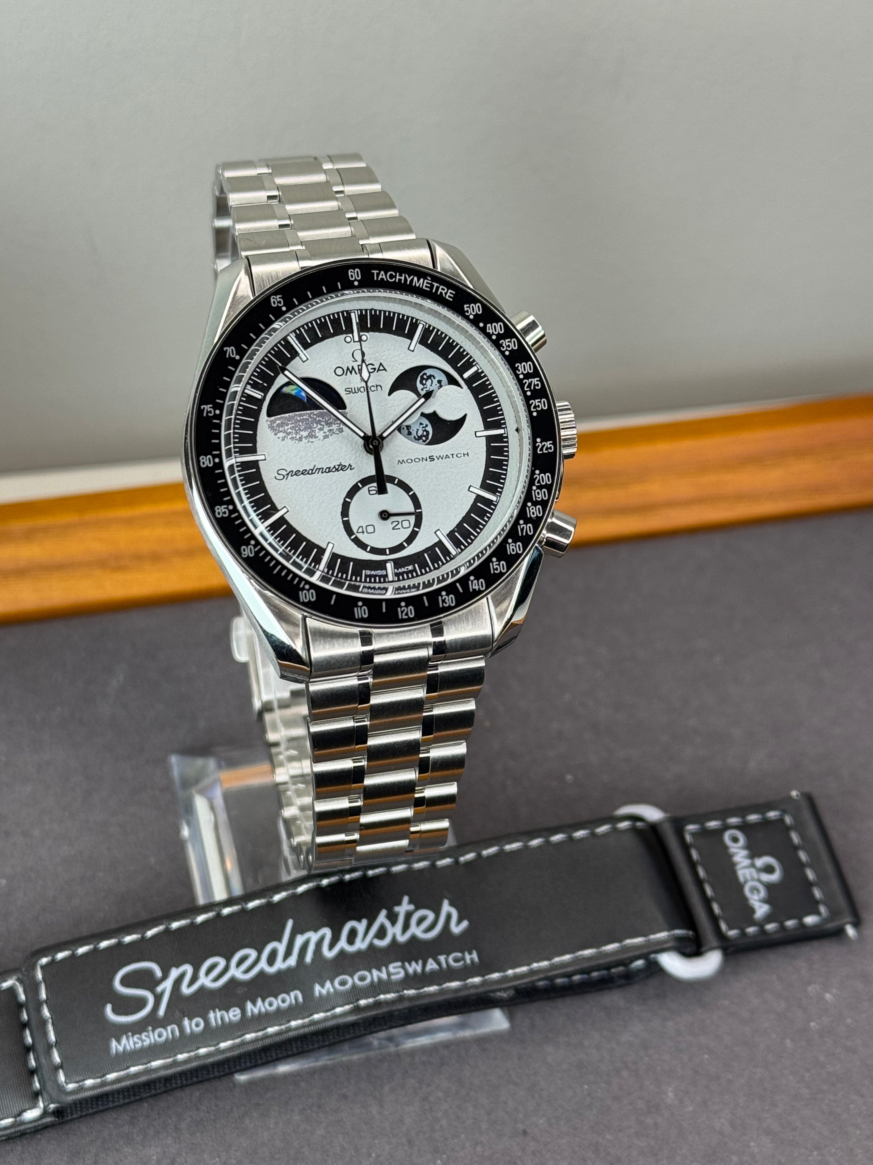 Omega X Swatch 'EarthPhase’ Moonswatch WD Metal Case