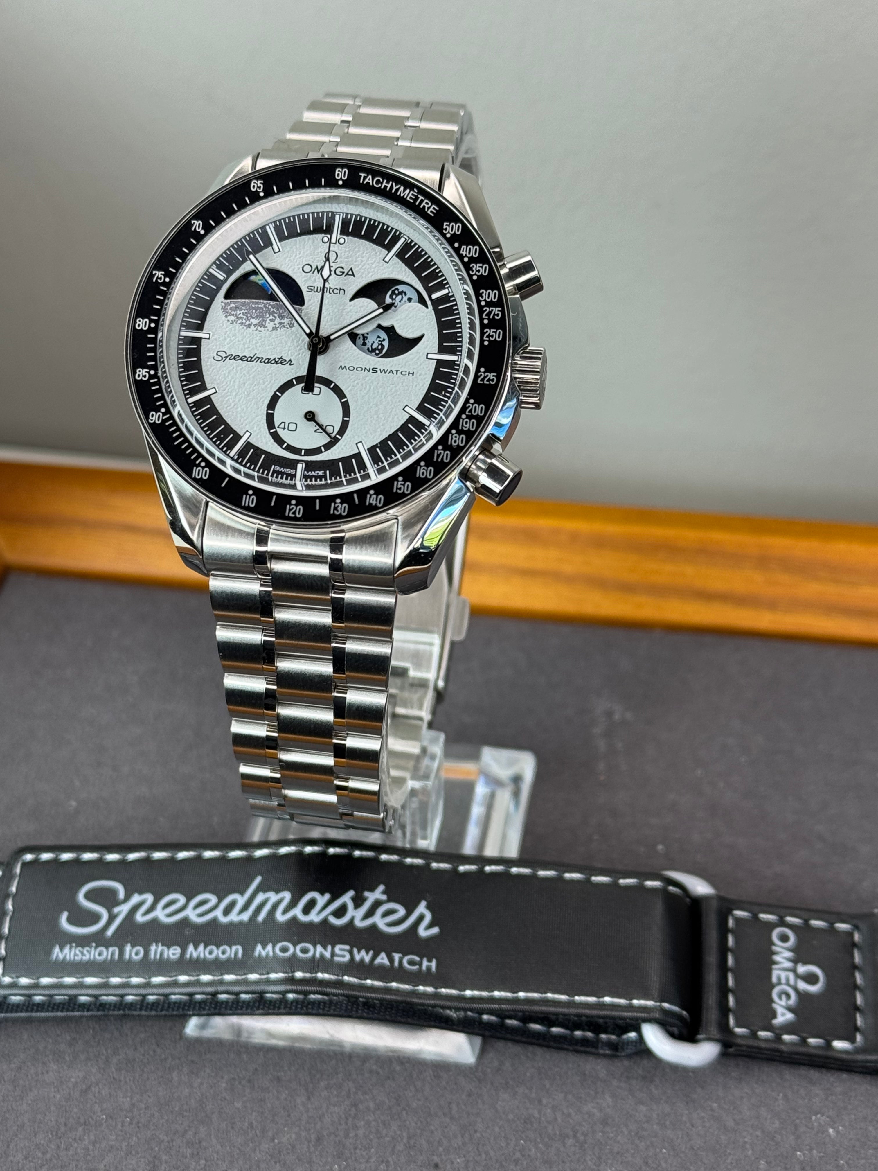 Omega X Swatch 'EarthPhase’ Moonswatch WD Metal Case