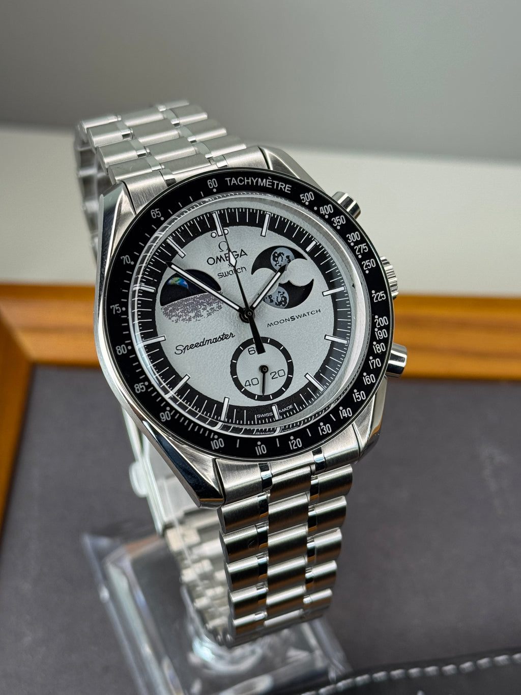 Omega X Swatch 'EarthPhase’ Moonswatch WD Metal Case