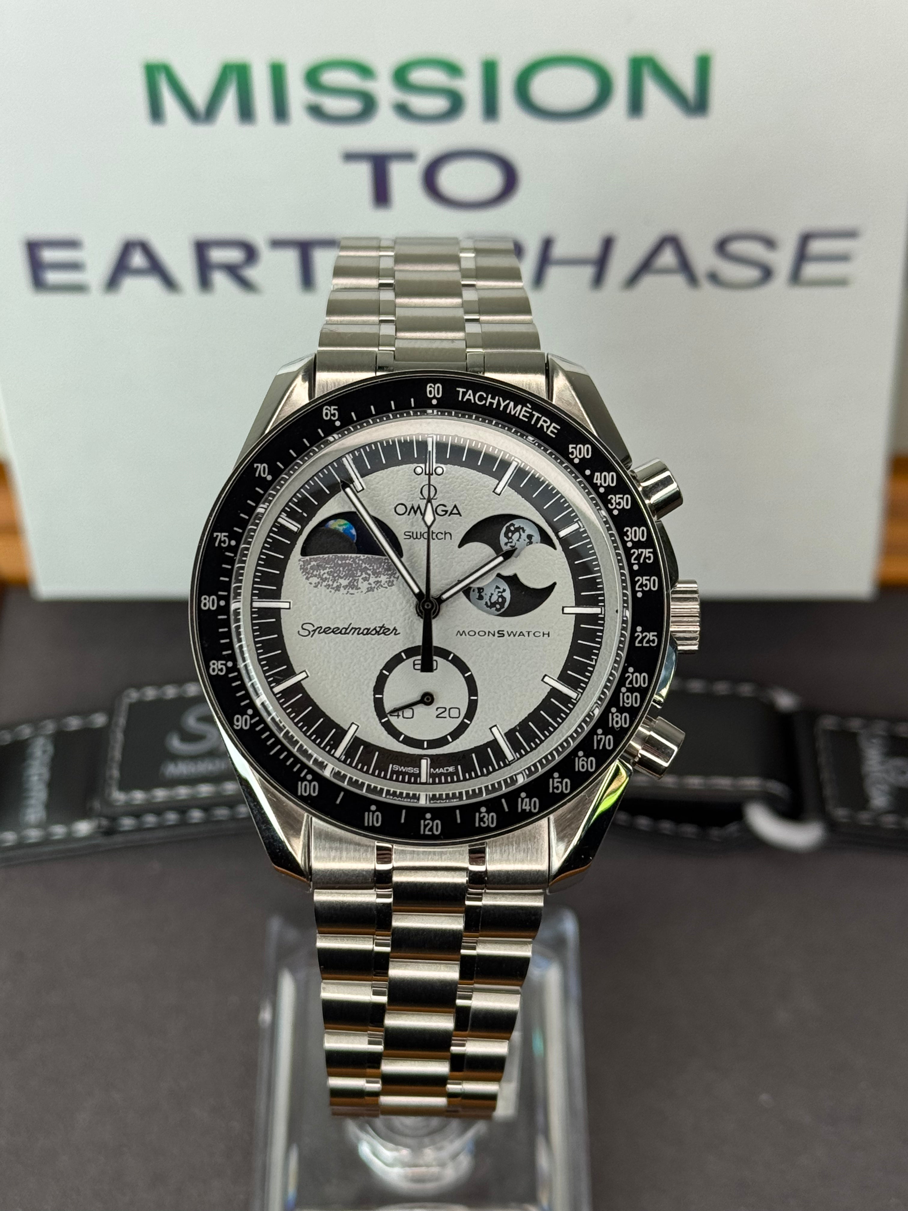 Omega X Swatch 'EarthPhase’ Moonswatch WD Metal Case