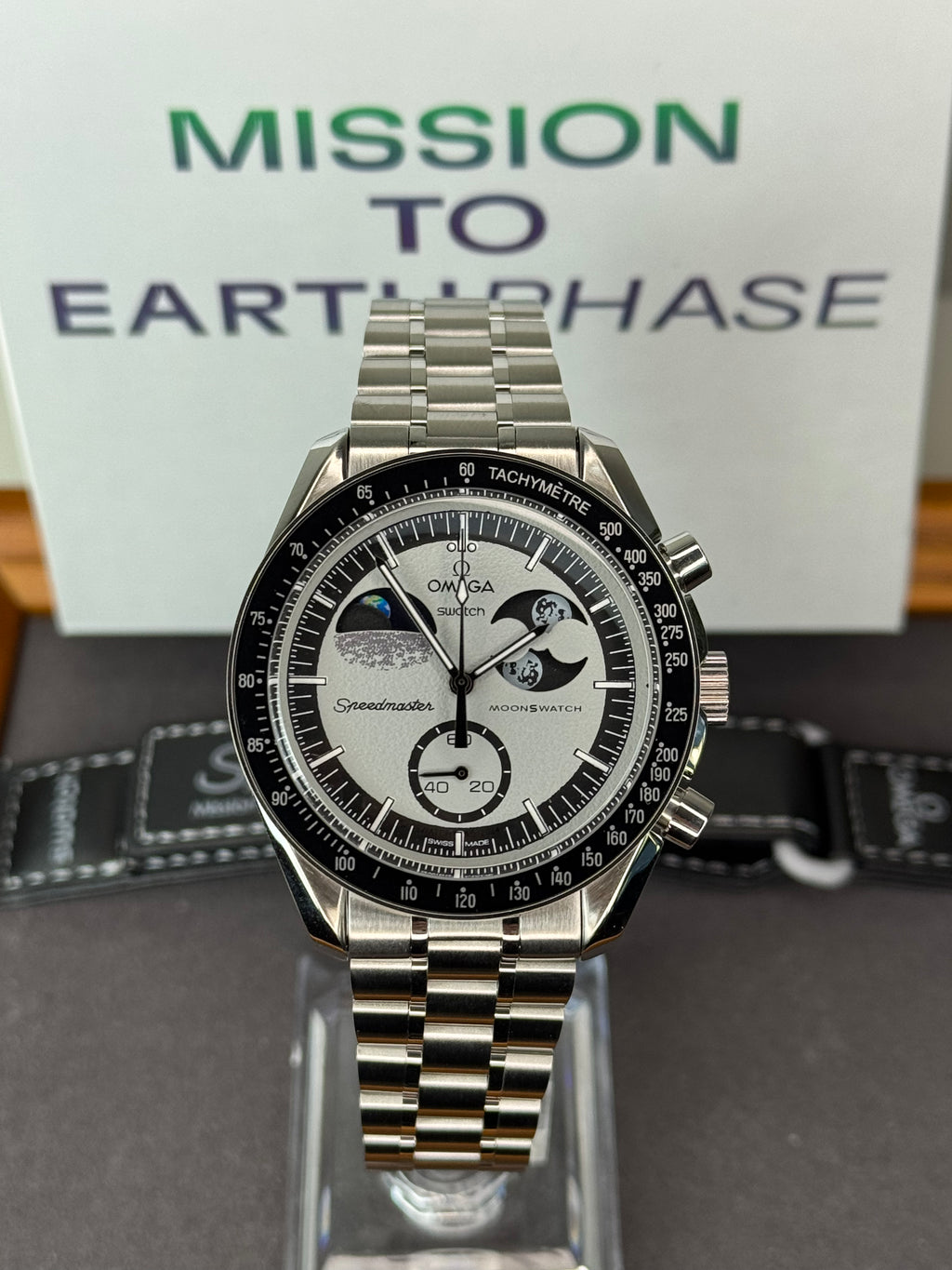 Omega X Swatch 'EarthPhase’ Moonswatch WD Metal Case