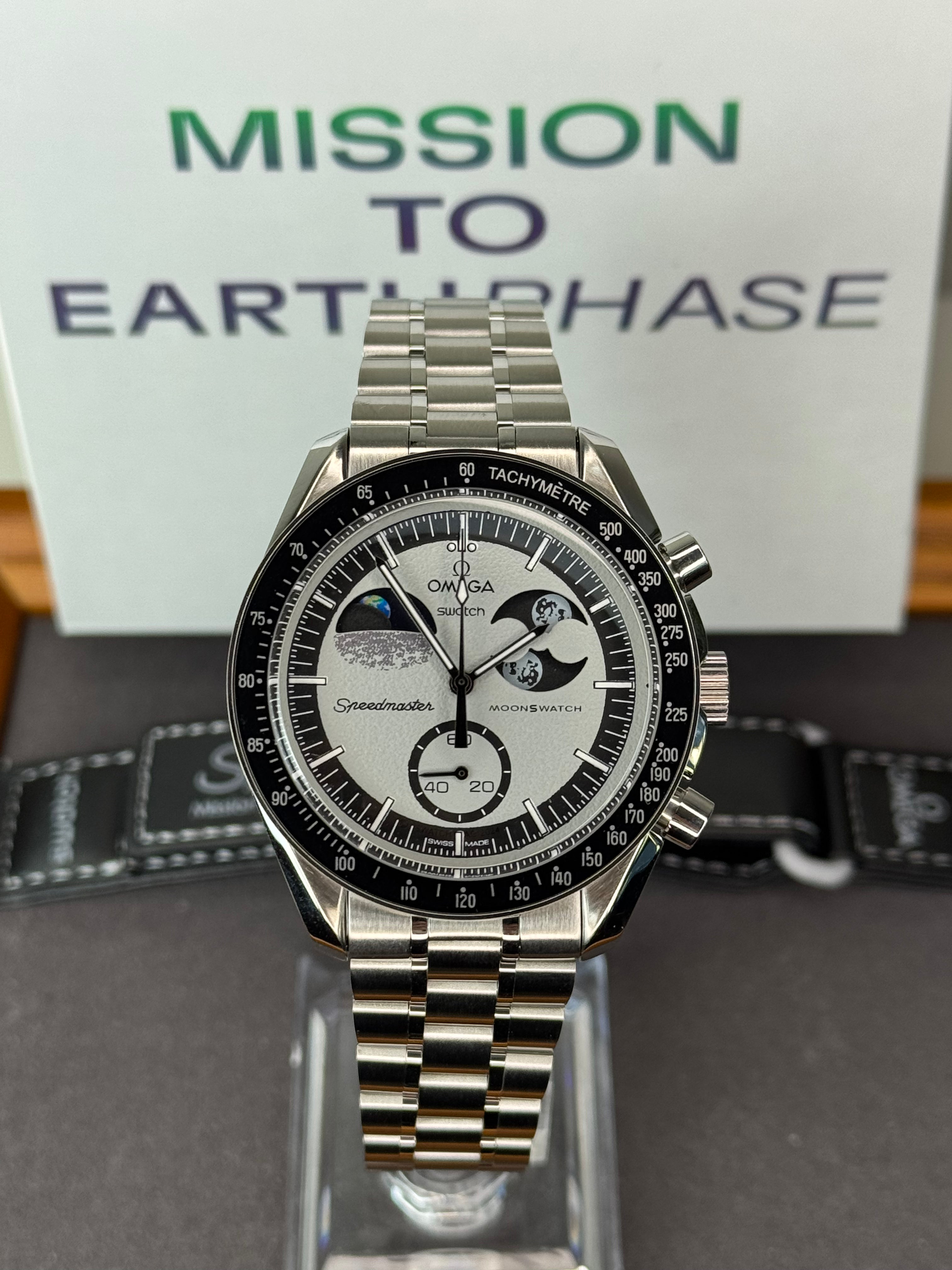 Omega X Swatch 'EarthPhase’ Moonswatch WD Metal Case