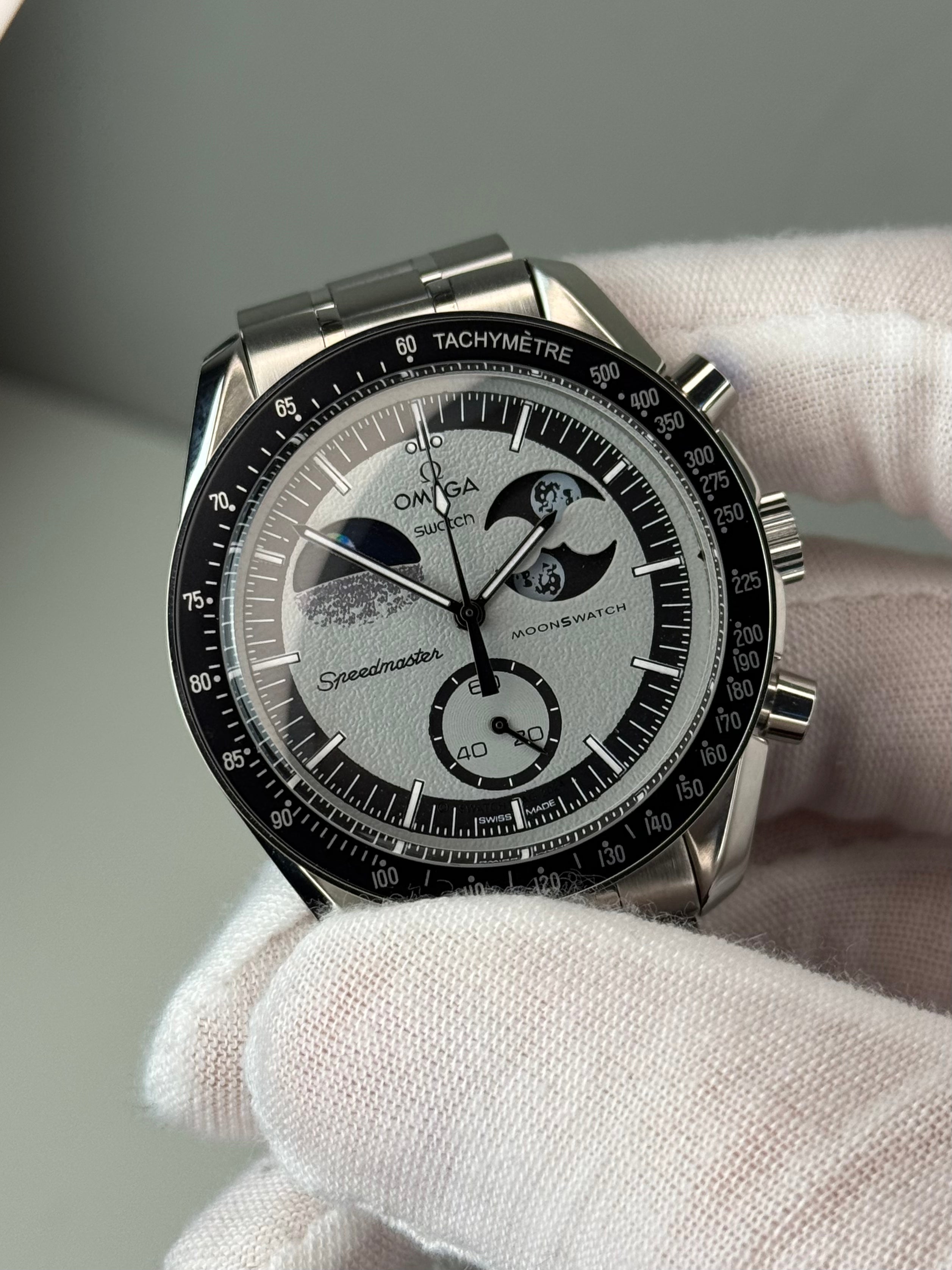 Omega X Swatch 'EarthPhase’ Moonswatch WD Metal Case