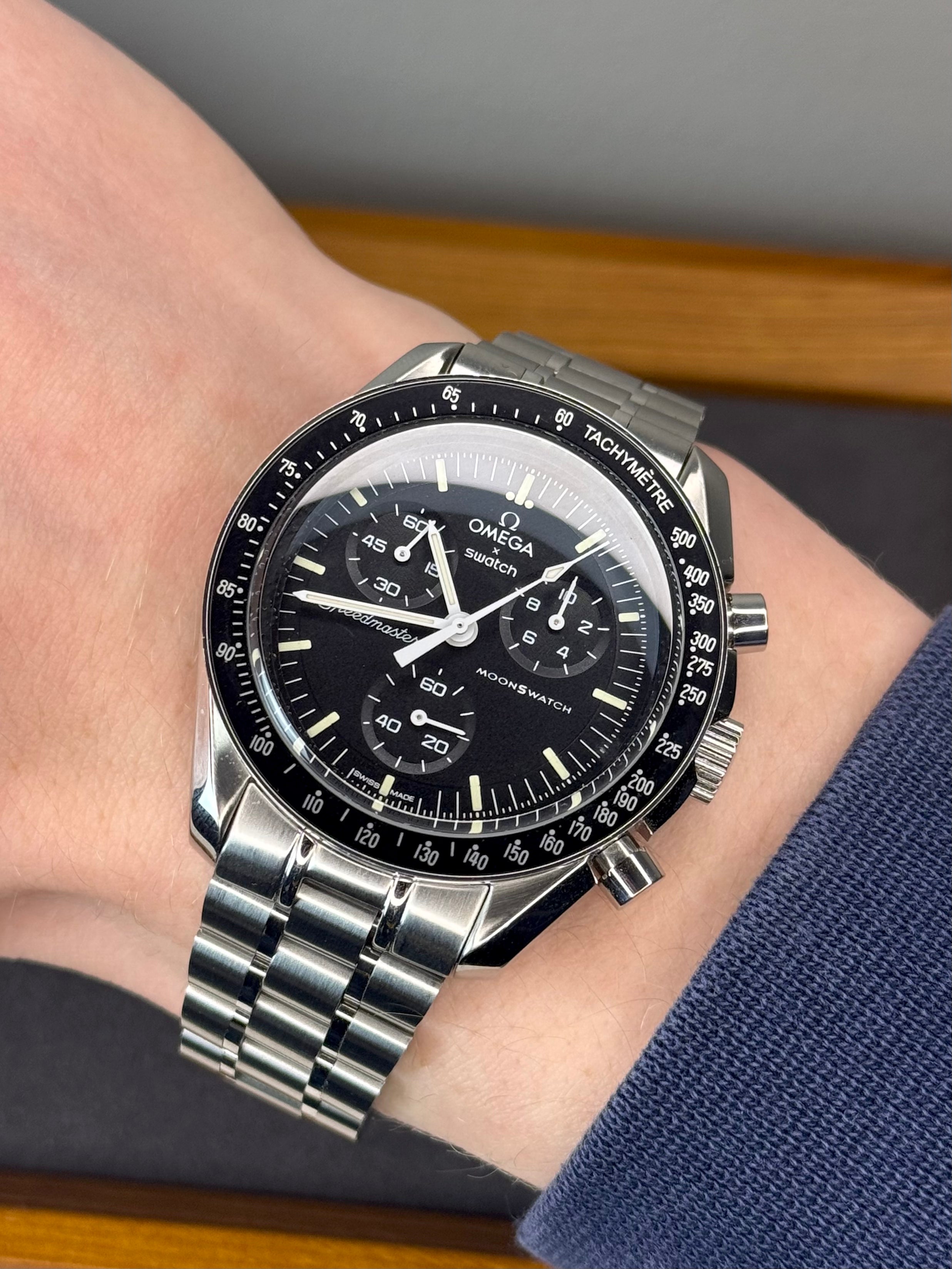 Omega X Swatch 'Moon" Moonswatch Metal Case