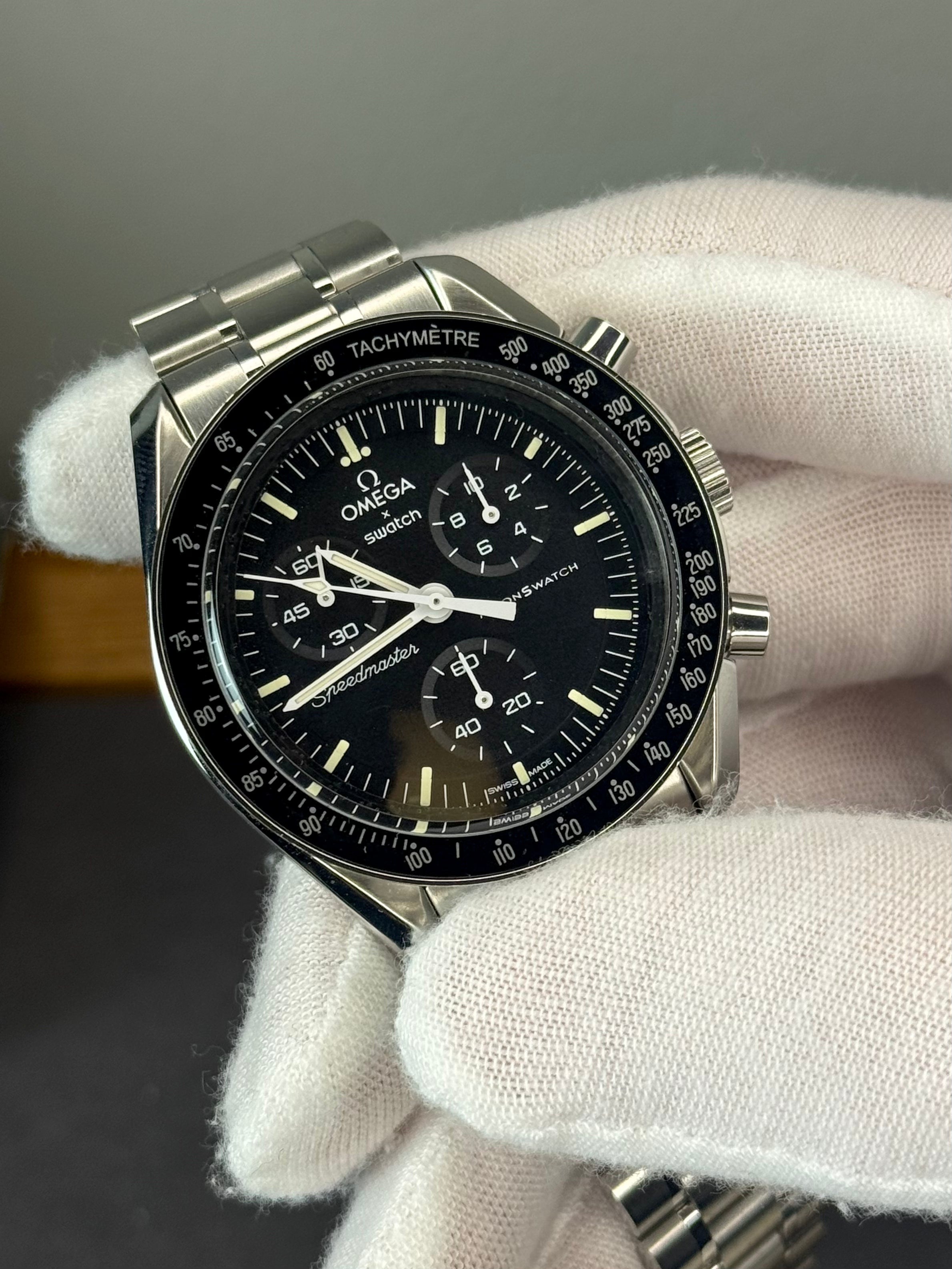 Omega X Swatch 'Moon" Moonswatch Metal Case