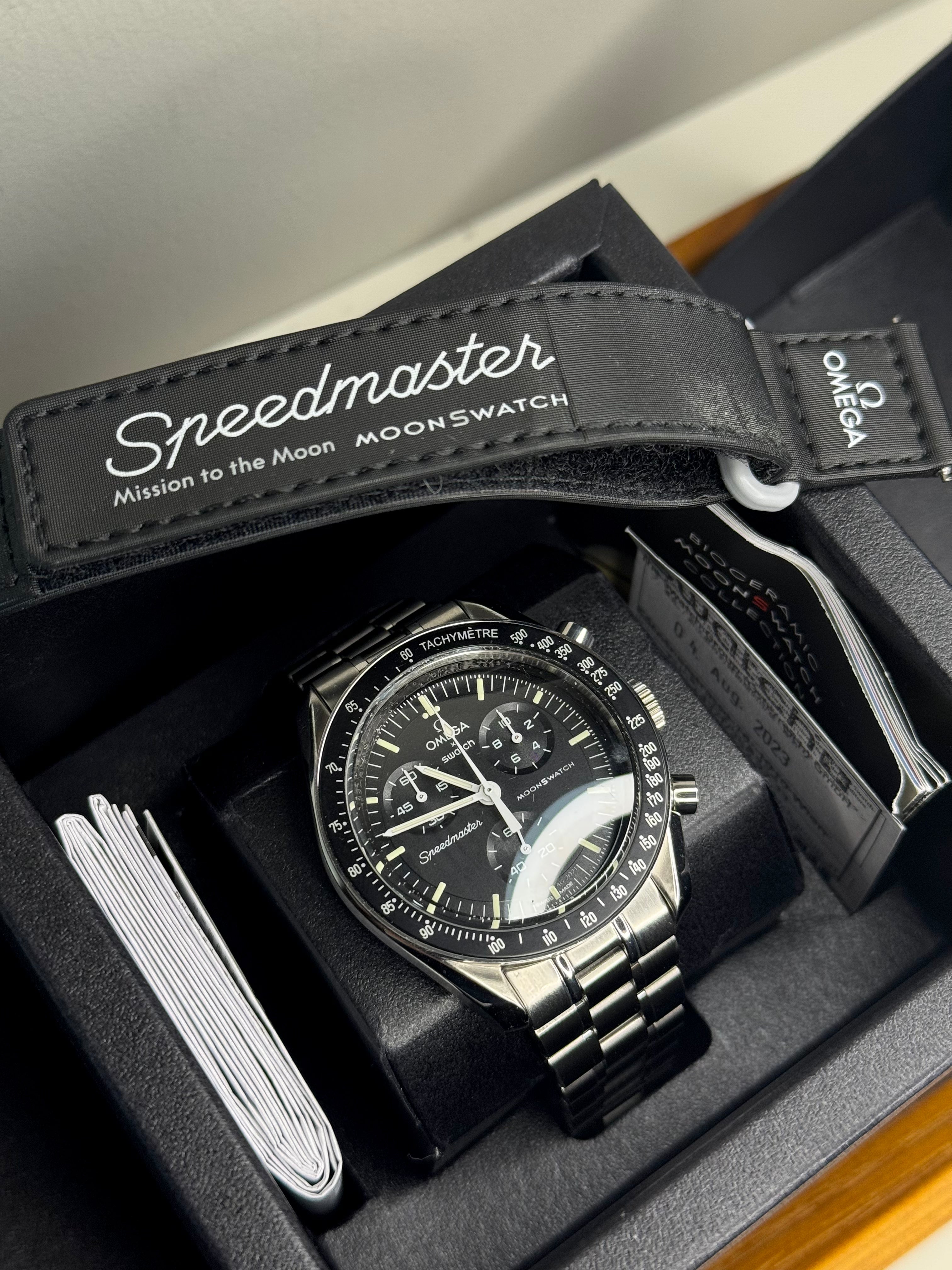 Omega X Swatch 'Moon" Moonswatch Metal Case