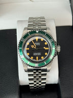 Seiko Mod Green Vintage Sub Diver | Oyster • 40mm Sapphire• NH35 Automatic