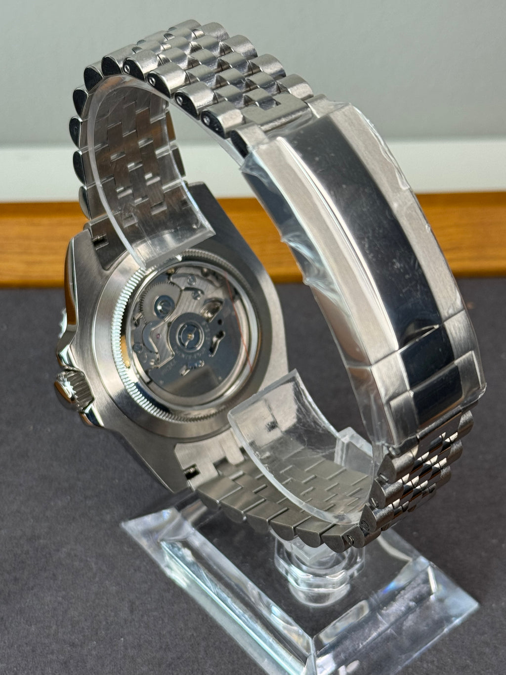 Seiko Mod 'Batman' GMT Diver | Jubilee • 40mm Sapphire• NH35 Automatic