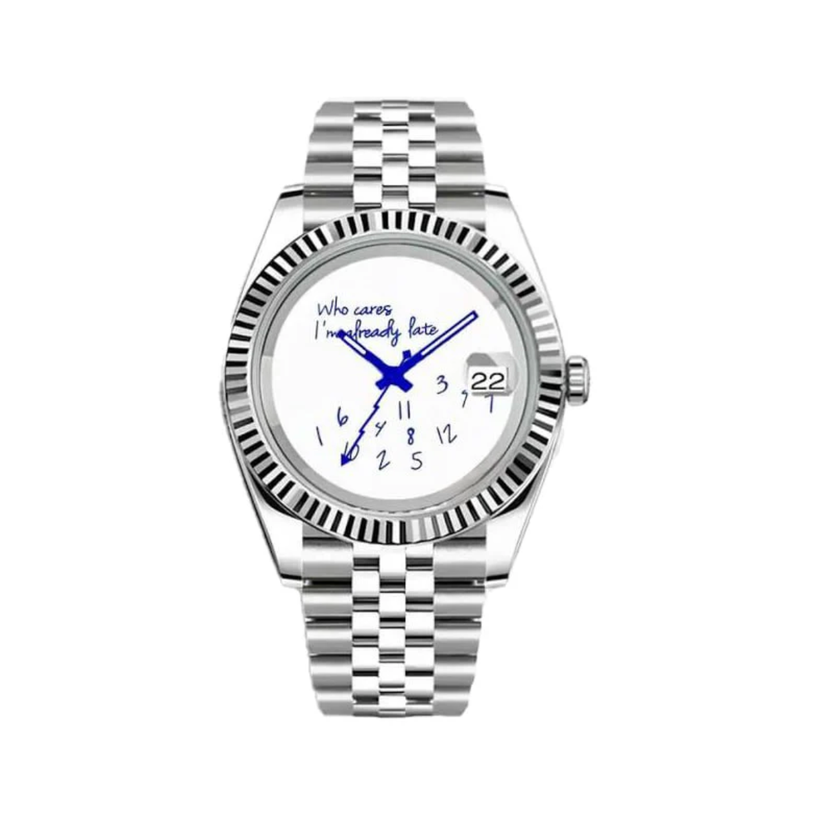 Seiko Datejust Who Cares I'm Already Late